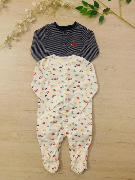 Tu Clothing Pack of 2 Sleepsuits