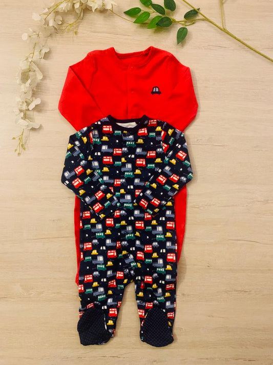 Tu Clothing Pack of 2 Sleepsuits