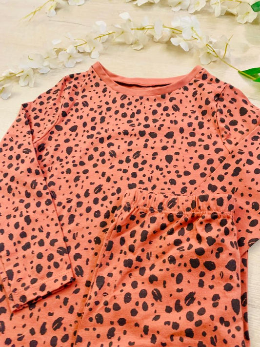 George Cheetah Print  Shirt & Trouser Set
