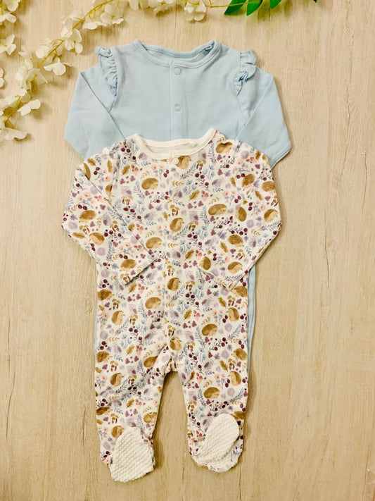 Tu Clothing Pack of 2 Sleepsuits