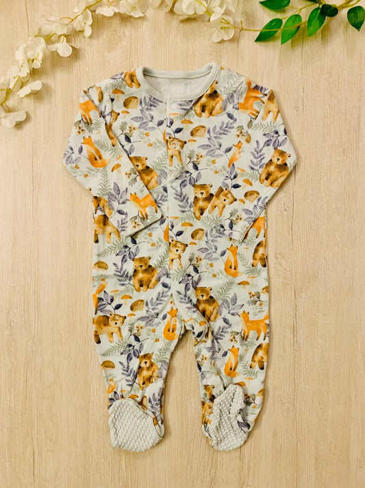 Tu Clothing safari animals Sleepsuit