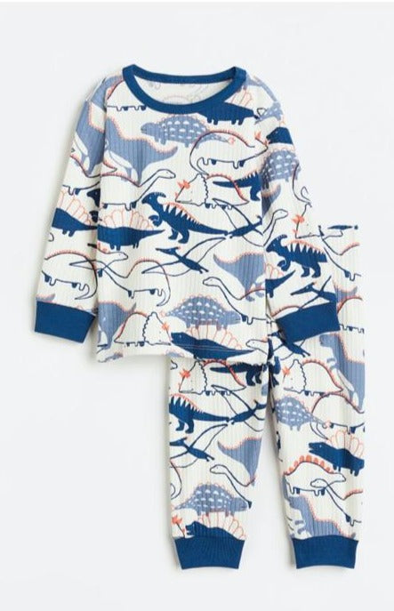 H&M Printed Dinosaurs Shirt & Trouser Set