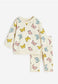 H&M Printed Butterfly's Shirt & Trouser Set