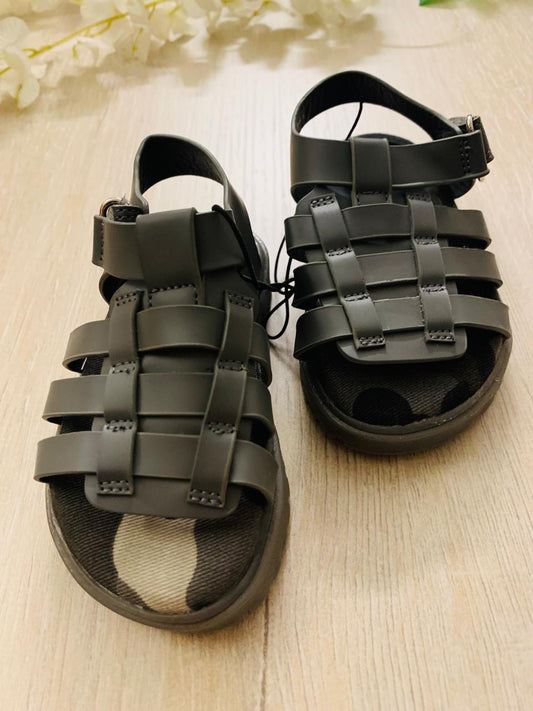 Tu Clothing Charcoal Camo Sandal