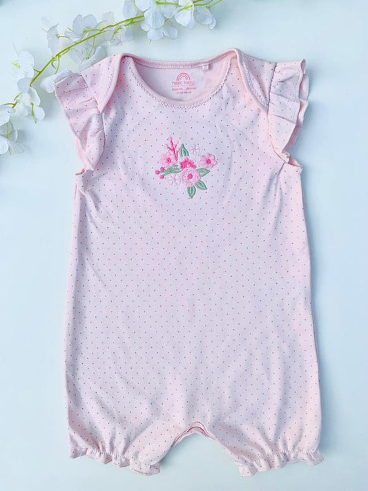 Next Print Dots Pink Romper