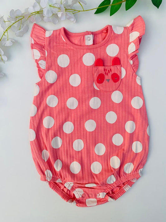 Next Printed Panda Face Romper