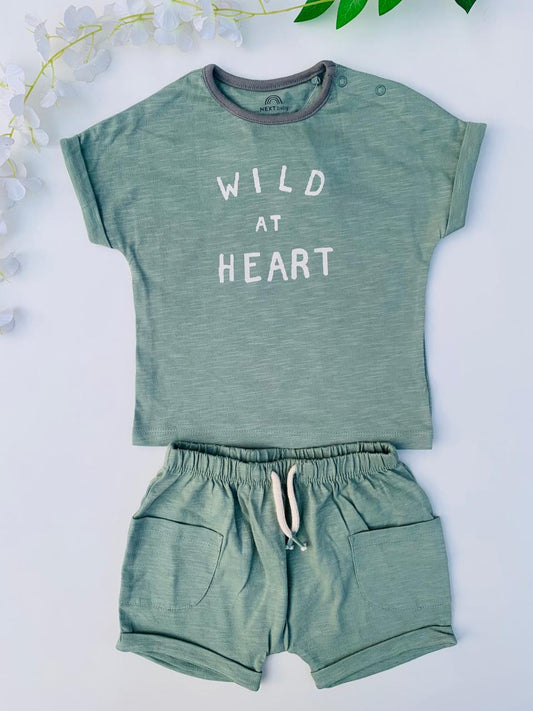 Next "Wild At Heart" Shirt & Shorts Set