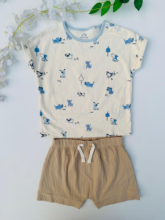 Next Shirt & Shorts Set