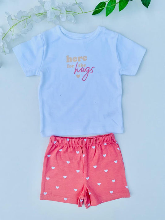 George "Here For The Hugs" Shirt & Shorts Set