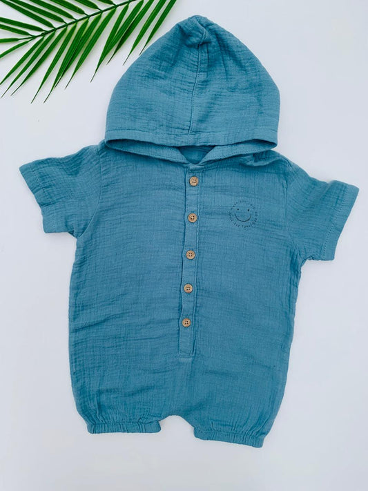 George Hooded Romper