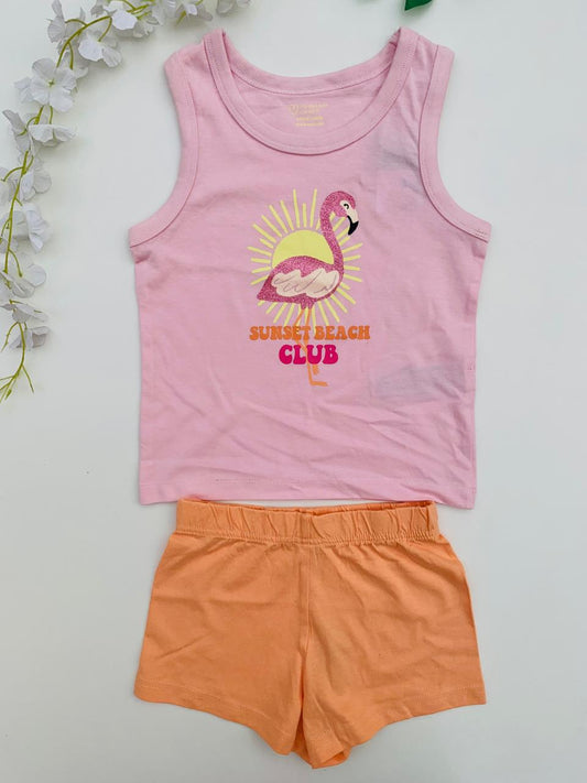 Primark Printed Duck Shirt & Shorts Set