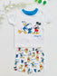 George "Disney" Shirt & Shorts Set