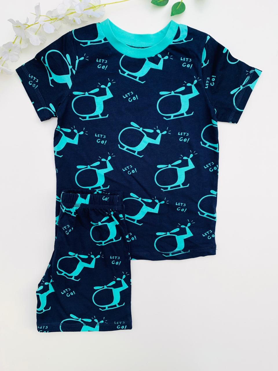 George Helicopter Shirt & Shorts Set