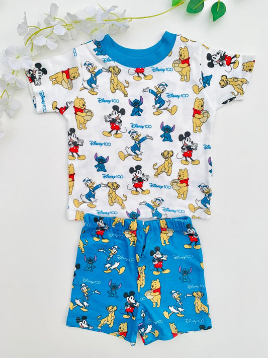 George "Disney 100" Shirt & Shorts Set