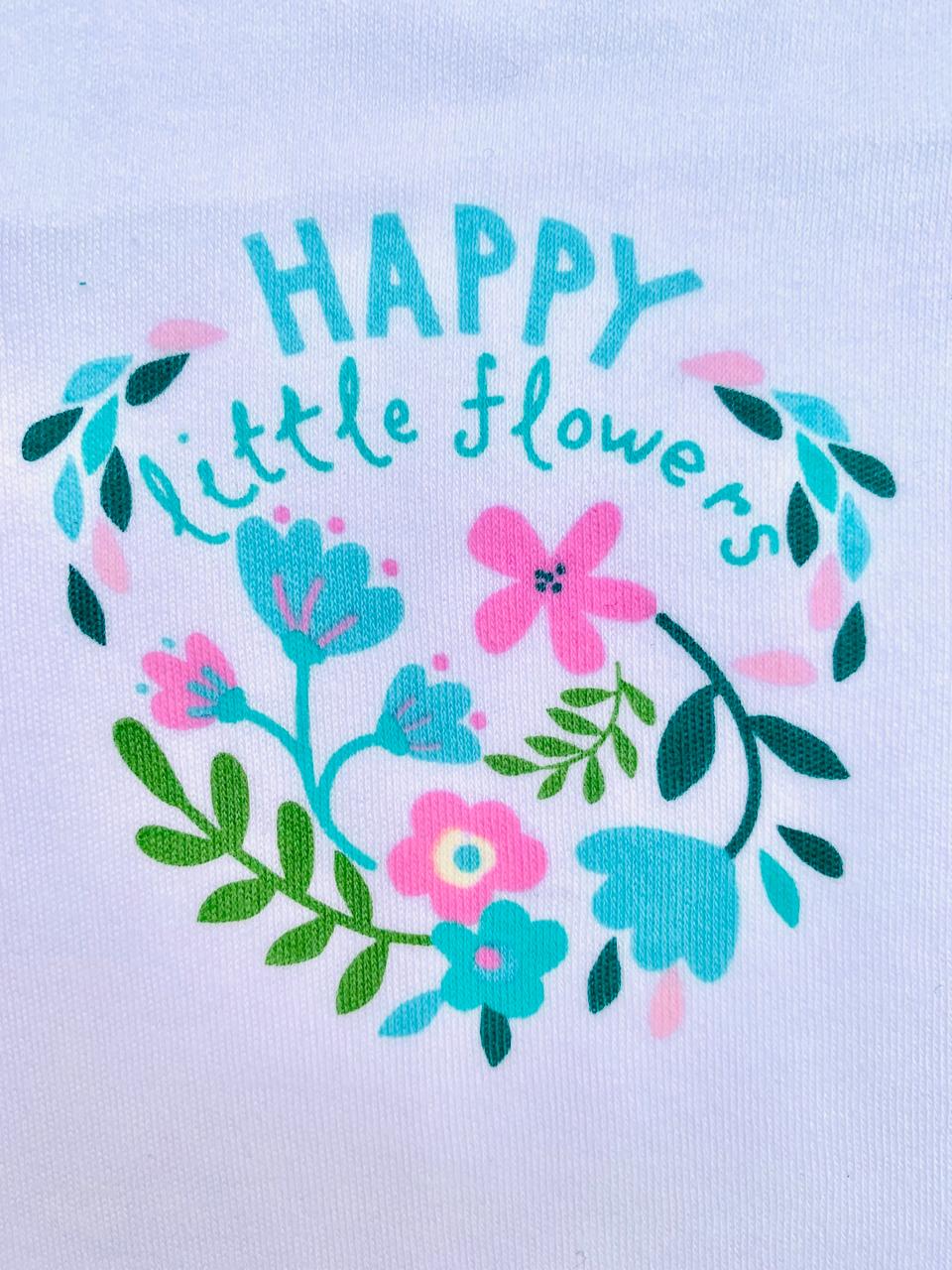 George "Happy Little Flower" Shirt & Shorts Set
