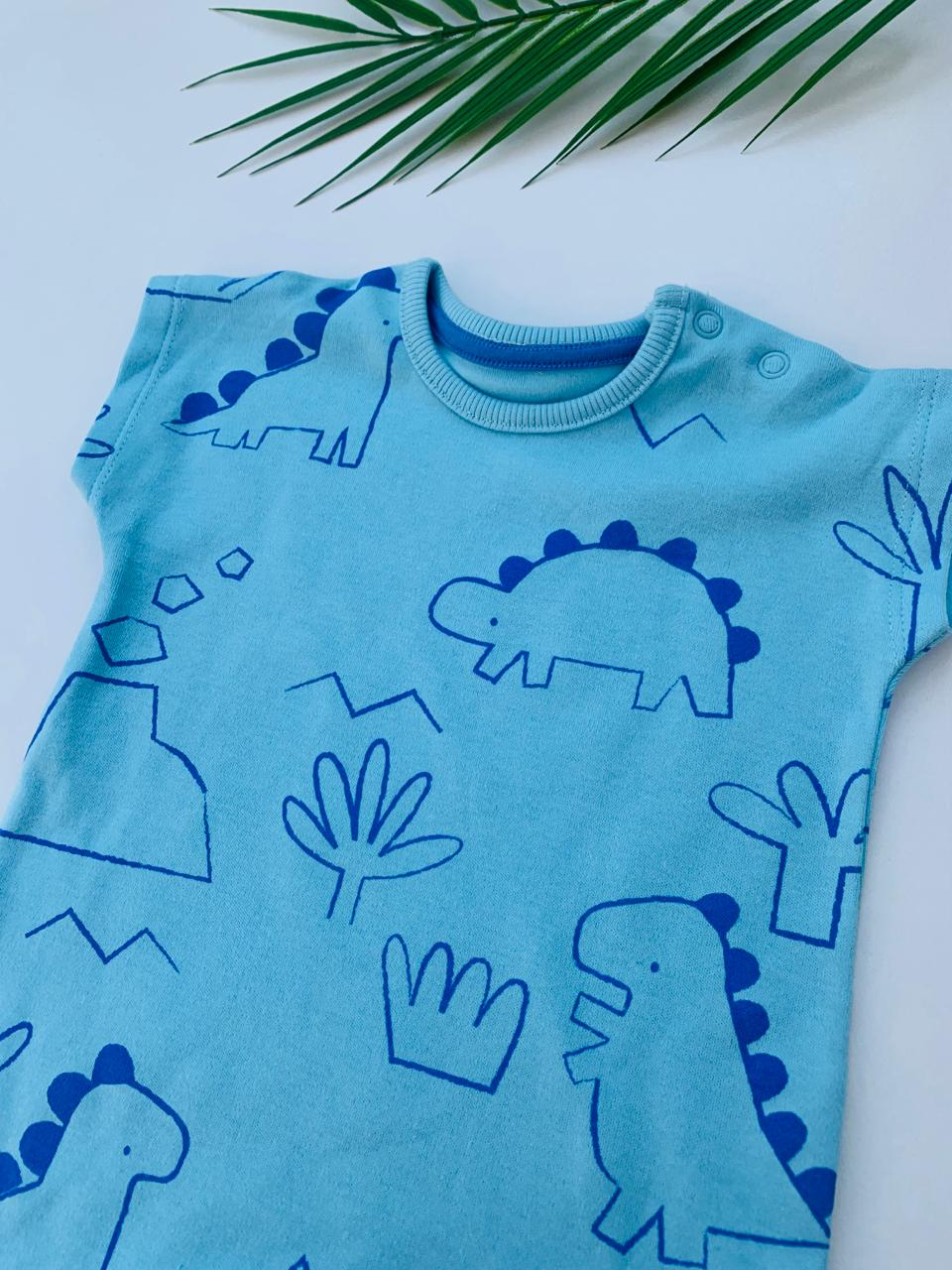 George Printed Dinosaur's Romper