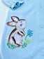 Next Printed Flowers Rabbit Sleepsuit