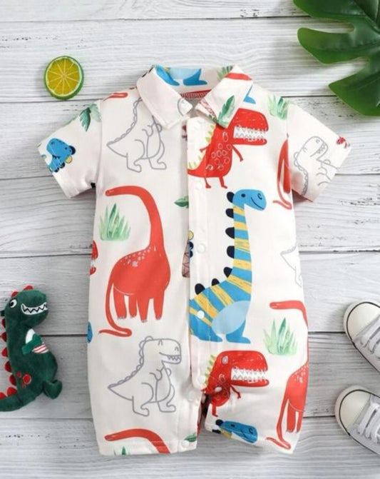 SHEIN Dino Print Romper