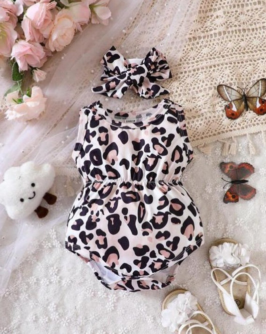 SHEIN Cheetah Print 2pc Set