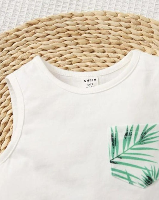 SHEIN Tropical Shirt & Shorts Set