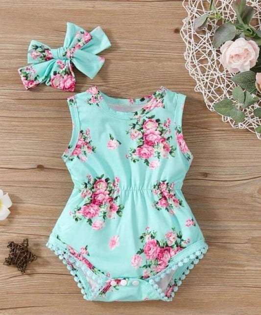 SHEIN Floral Print 2pc Set