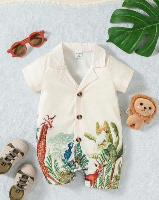SHEIN Safari Romper