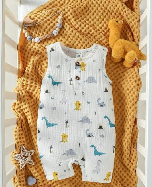 SHEIN Dino Print Romper