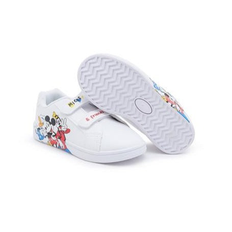 R&B Mickey mouse White Shoes