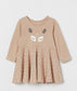 H&M Printed Deer Face Frock