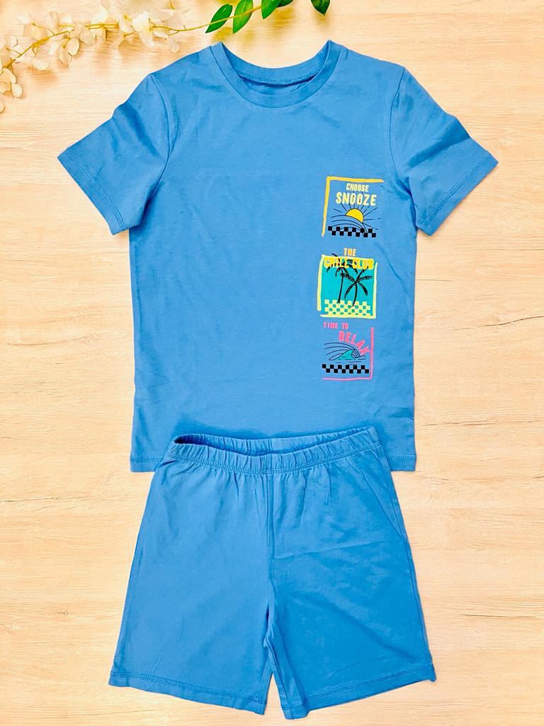 George "Choose Snooze" Shirt & Shorts Set