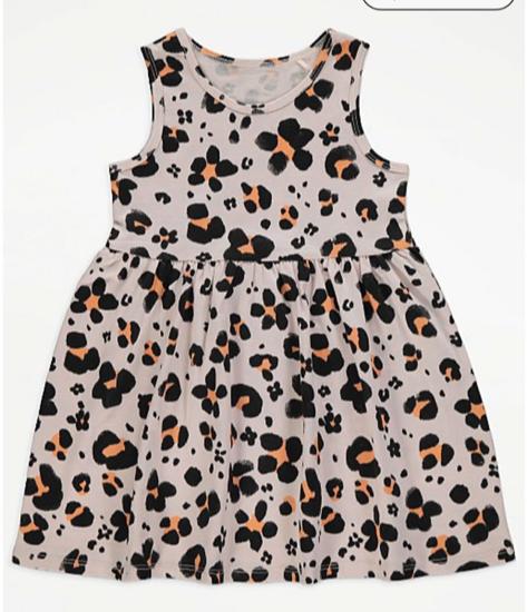 George Printed Leopard Frock