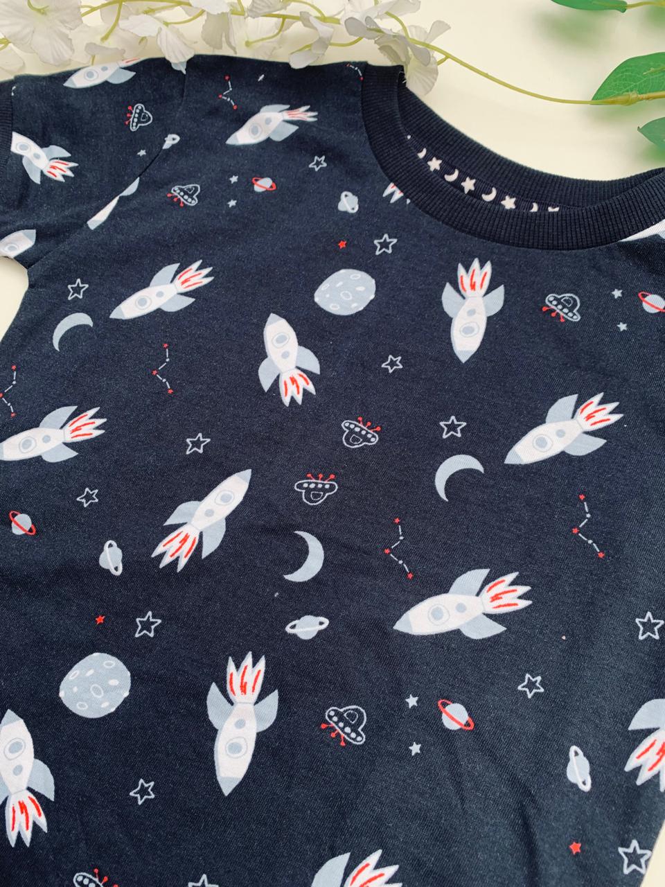 George Space themed Shirt & Shorts Set