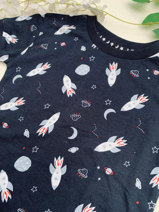 George Space themed Shirt & Shorts Set