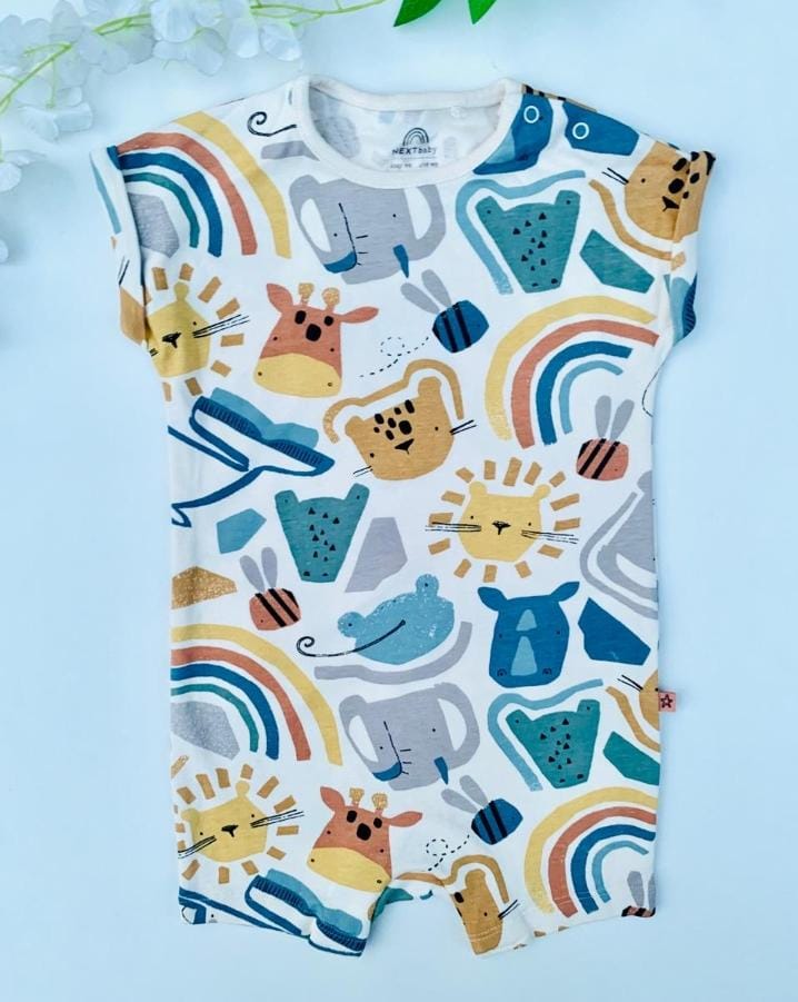 Next Safari animals Romper