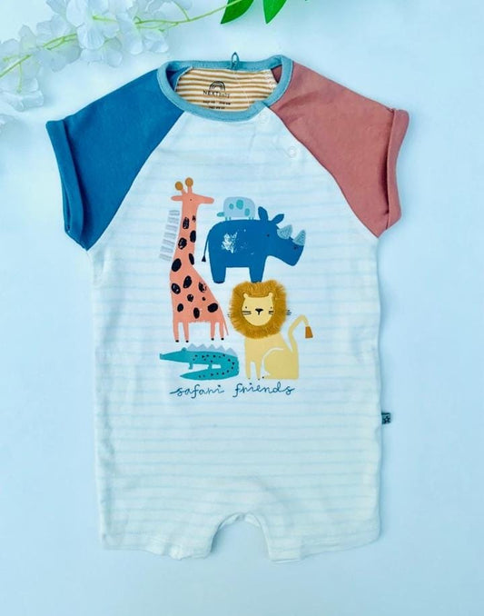 Next "Safari Friends" Romper