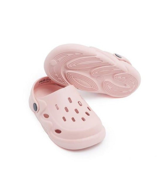 R&B Plain Light Pink Crocs