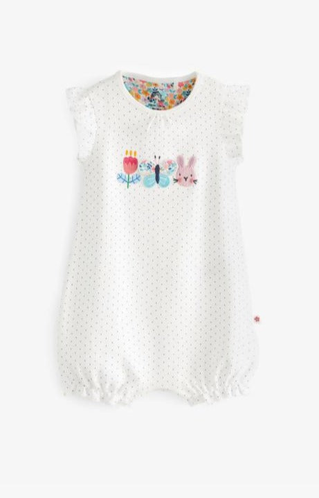 Next Embroided butterfly Romper