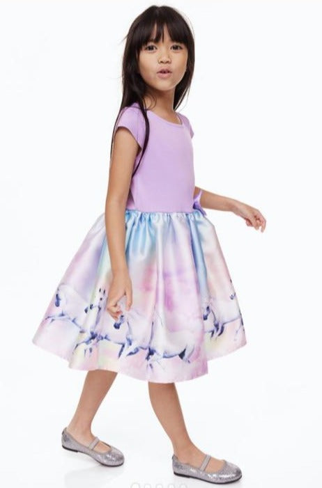 H&M Printed Unicorn Frock