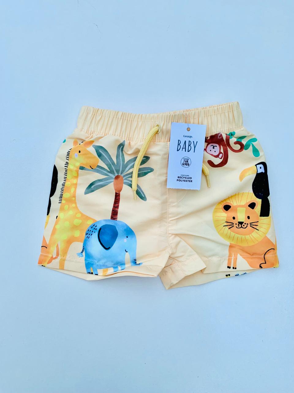 George Printed Safari animals Shorts