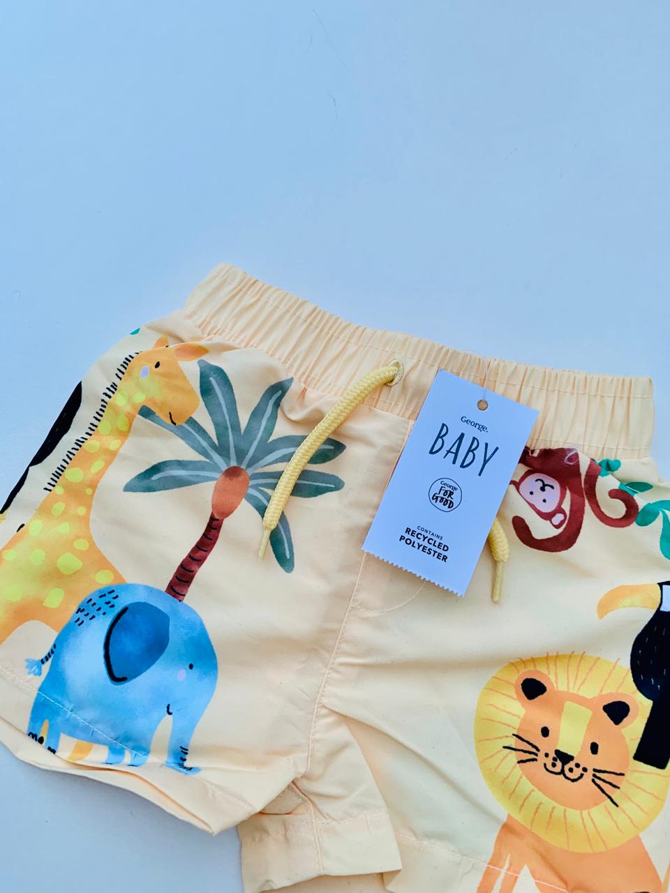 George Printed Safari animals Shorts