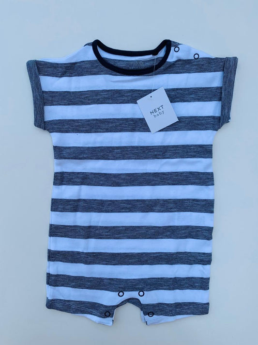Next Printed black Lines Romper