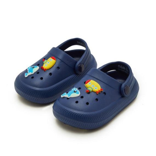 R&B Fish Blue Crocs
