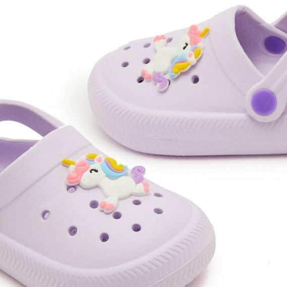 R&B Unicorn Purple Crocs