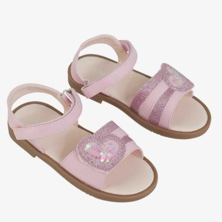 R&B Pink Glittery Sandals