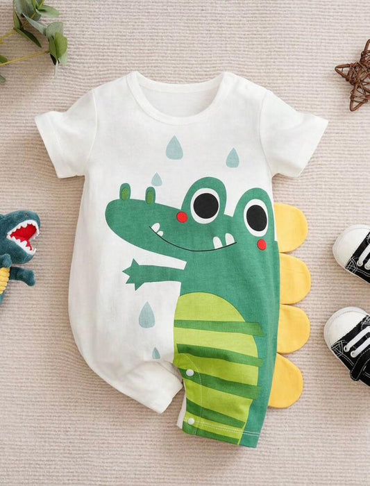 SHEIN Crocodile Print Romper