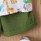 SHEIN Safari Shirt & Shorts Set