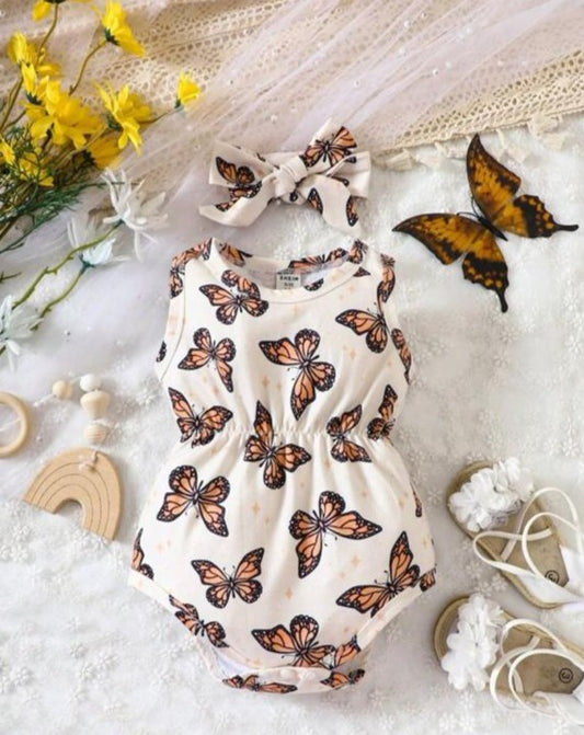 SHEIN Butterfly Romper