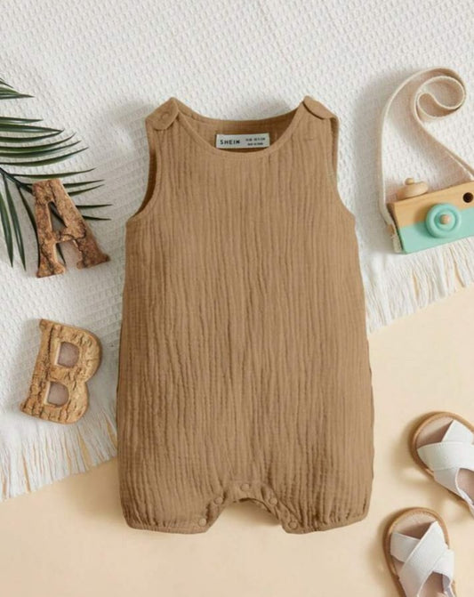 SHEIN Khaki Romper