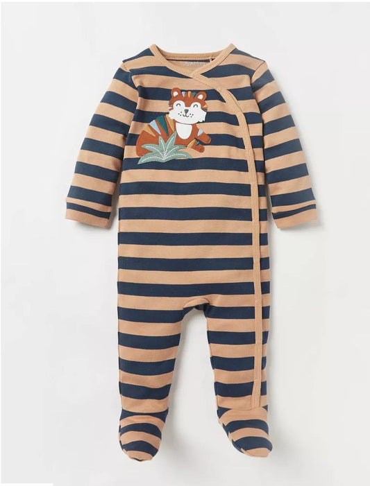Juniors Embroided Tiger Sleepsuit