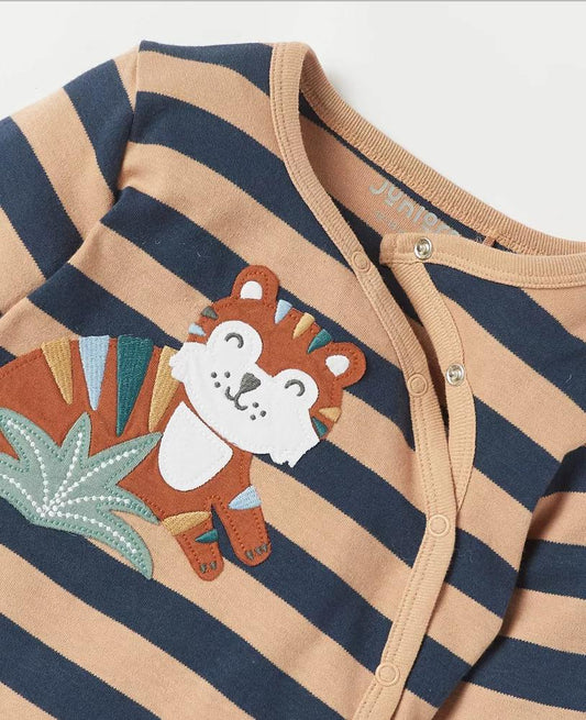 Juniors Embroided Tiger Sleepsuit